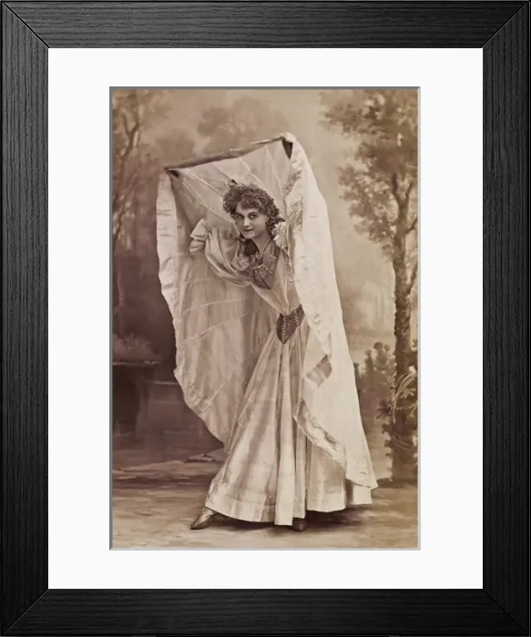Framed Print : Topsy Sinden Veil Dancing Framed Print : Topsy Sinden Veil Dancing