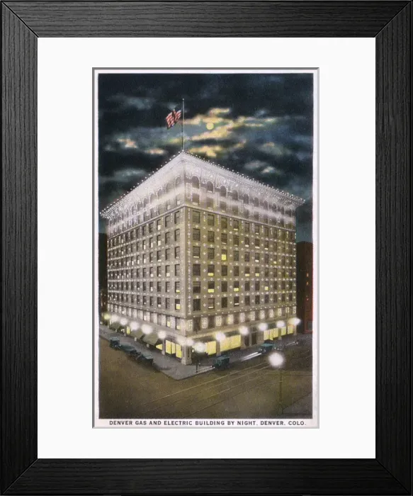 Framed Print : Gas and Electric Building, Denver, Colorado, USA Framed Print : Gas and Electric Building, Denver, Colorado, USA