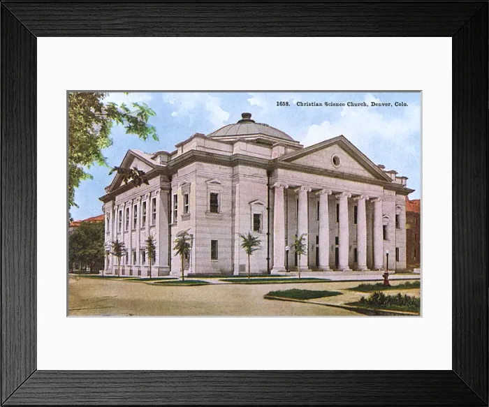 Framed Print : Christian Science Church, Denver, Colorado, USA Framed Print : Christian Science Church, Denver, Colorado, USA