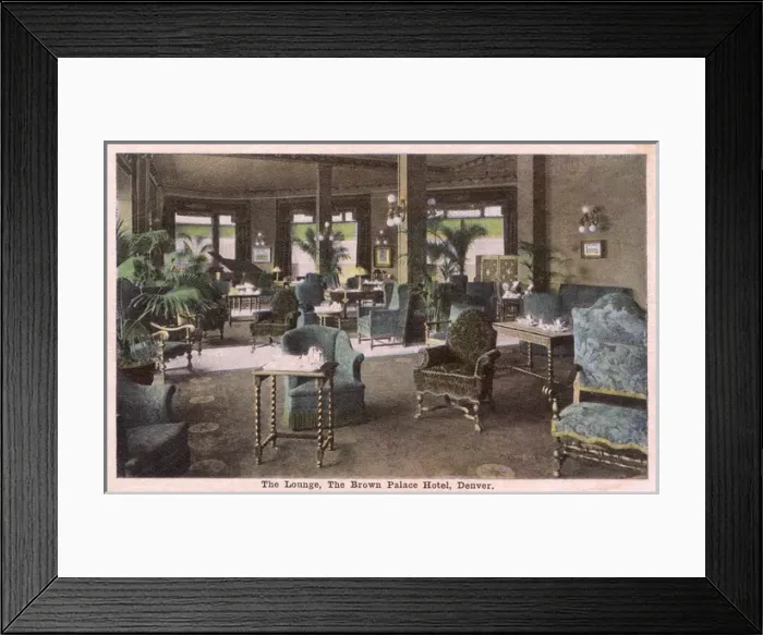 Framed Print : Lounge of Brown Palace Hotel, Denver, Colorado, USA Framed Print : Lounge of Brown Palace Hotel, Denver, Colorado, USA