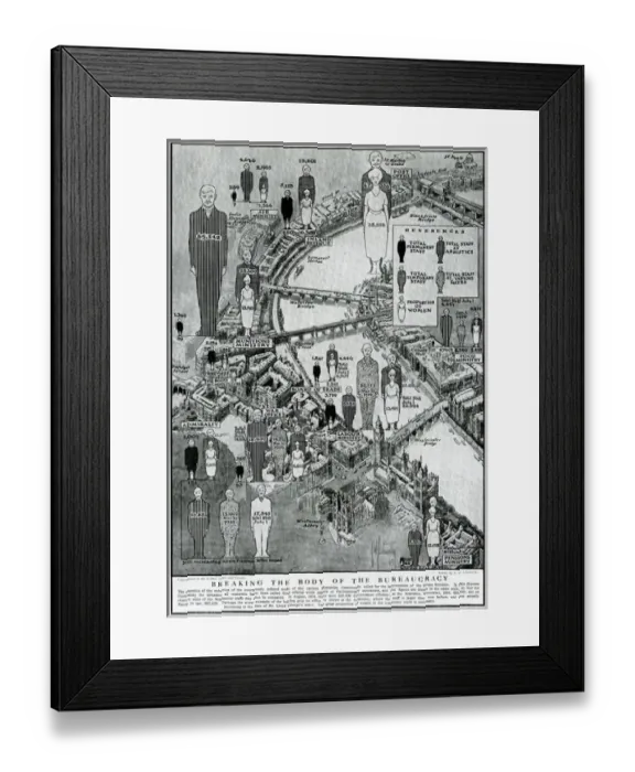 Framed Print : Bureaucratic staff in ministries in 1919 Framed Print : Bureaucratic staff in ministries in 1919