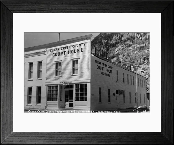 Framed Print : Clear Creek County Court House, Georgetown, Colorado, USA Framed Print : Clear Creek County Court House, Georgetown, Colorado, USA