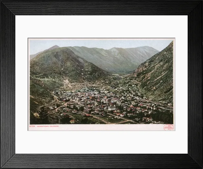 Framed Print : General view of Georgetown, Colorado, USA Framed Print : General view of Georgetown, Colorado, USA