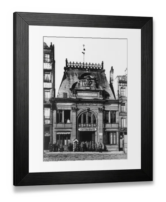 Framed Print : St. Quentin, France under German Occupation Framed Print : St. Quentin, France under German Occupation
