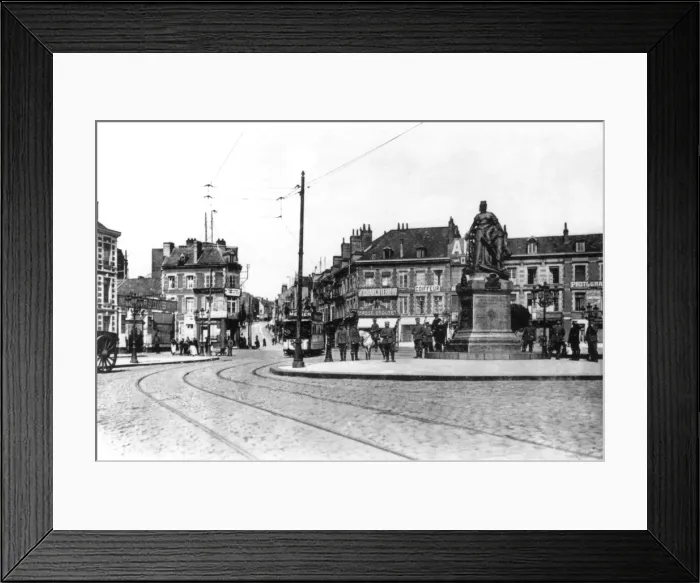Framed Print : St. Quentin, France under German Occupation Framed Print : St. Quentin, France under German Occupation