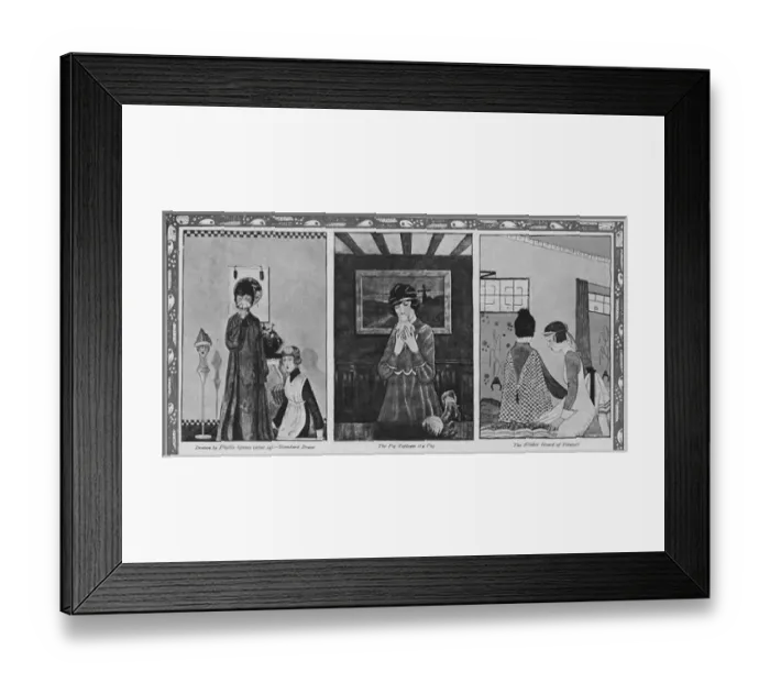 Framed Print : Sarcastic take on the Rigours of war on Home Front - WW1 Framed Print : Sarcastic take on the Rigours of war on Home Front - WW1