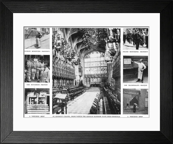 Framed Print : Anti-Germanism during WW1 Framed Print : Anti-Germanism during WW1