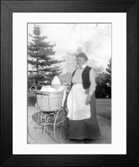 Framed Print : Nurse and child Framed Print : Nurse and child