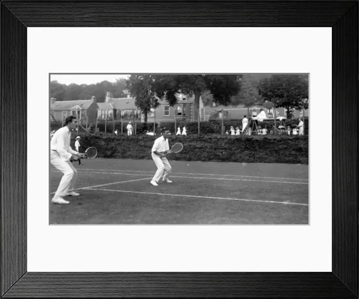 Framed Print : Edwardian tennis match Framed Print : Edwardian tennis match