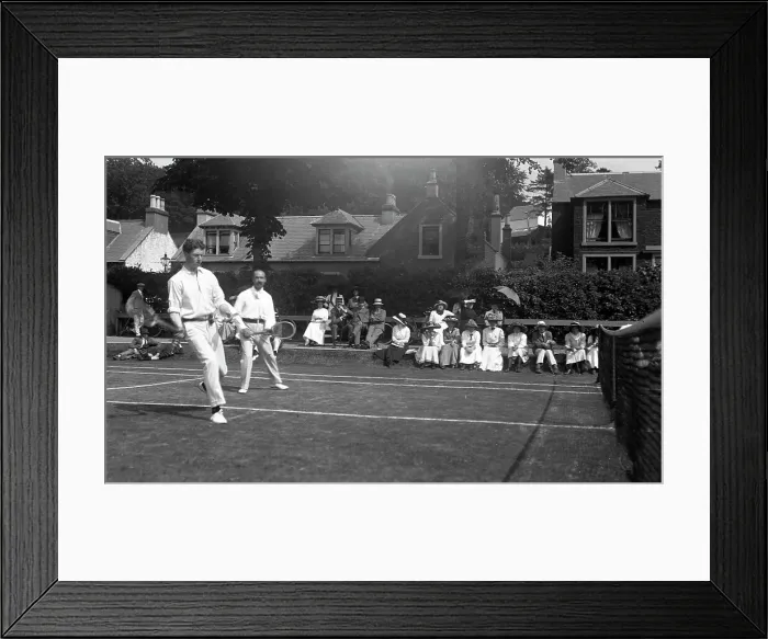 Framed Print : Edwardian tennis match Framed Print : Edwardian tennis match