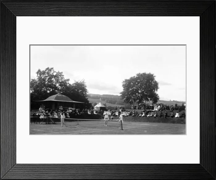 Framed Print : Edwardian tennis match Framed Print : Edwardian tennis match
