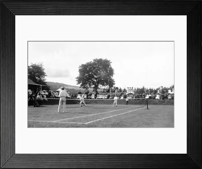 Framed Print : Edwardian tennis match Framed Print : Edwardian tennis match