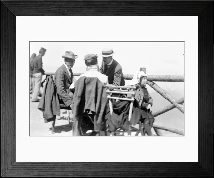 Framed Print : Group at Schneeberg Hotel, Austria Framed Print : Group at Schneeberg Hotel, Austria