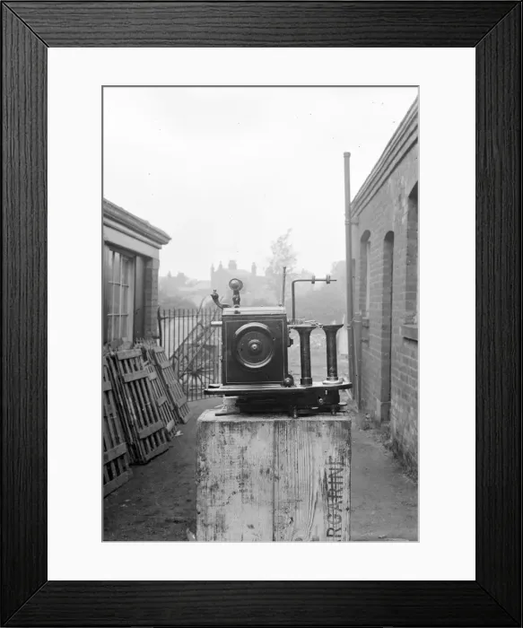 Framed Print : Hat factory sewing machine Framed Print : Hat factory sewing machine