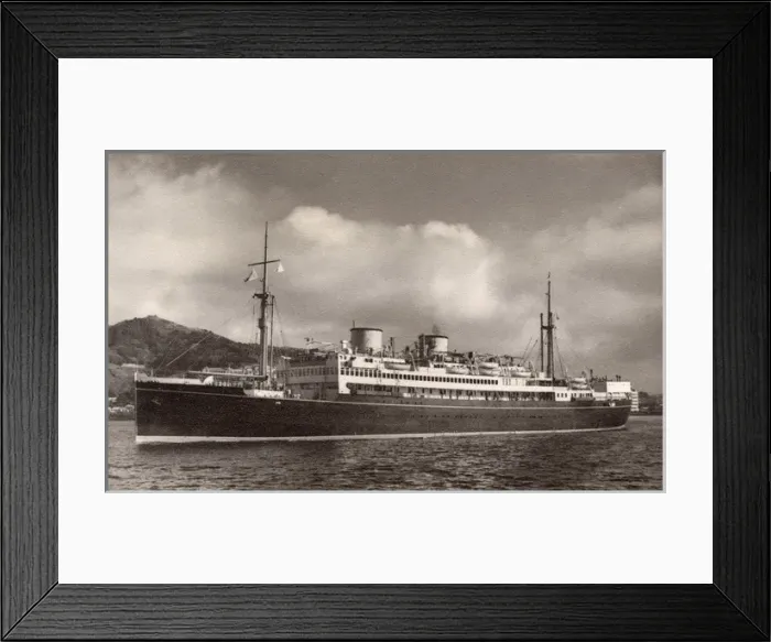 Framed Print : MS Wanganella, Australian passenger liner Framed Print : MS Wanganella, Australian passenger liner