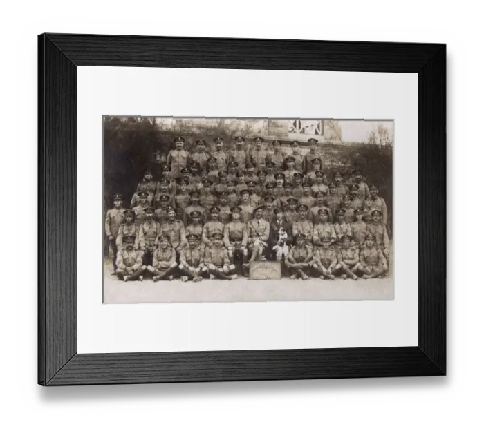 Framed Print : Group photo, Last British Camel Company, Sudan, WW1 Framed Print : Group photo, Last British Camel Company, Sudan, WW1
