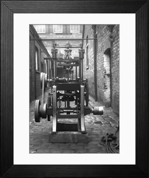 Framed Print : Tipstitcher machine at Battersbys hatworks Framed Print : Tipstitcher machine at Battersbys hatworks