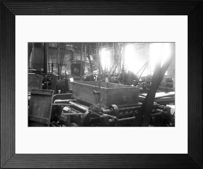 Framed Print : Machine plank shop at Battersbys hatworks Framed Print : Machine plank shop at Battersbys hatworks