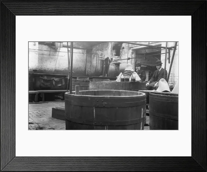 Framed Print : Settling Machine at Battersbys hatworks Framed Print : Settling Machine at Battersbys hatworks