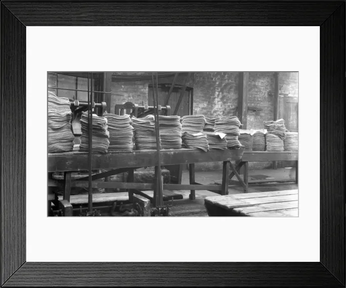 Framed Print : Machine plank shop at Battersbys hatworks Framed Print : Machine plank shop at Battersbys hatworks