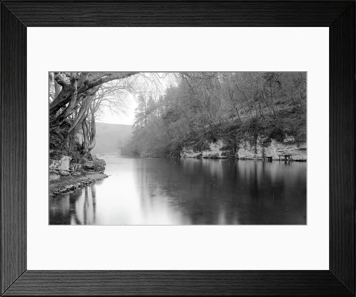 Framed Print : Peak District - Lathkill Dale from Cales Dale end Framed Print : Peak District - Lathkill Dale from Cales Dale end