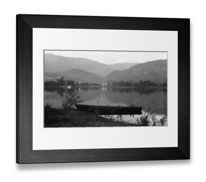 Framed Print : Coniston - a boat on the lake Framed Print : Coniston - a boat on the lake