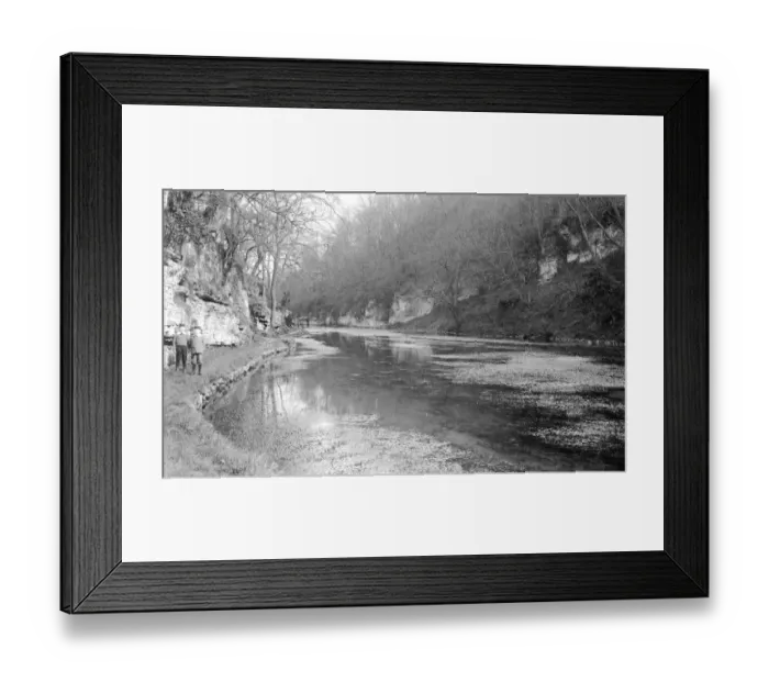 Framed Print : Two boys in Lathkill Dale Framed Print : Two boys in Lathkill Dale
