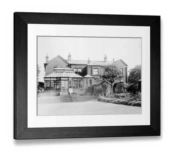 Framed Print : Strathclyde, Offerton Lane, Stockport - a Victorian residenc Framed Print : Strathclyde, Offerton Lane, Stockport - a Victorian residenc