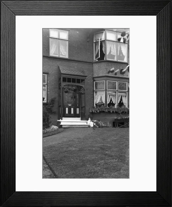 Framed Print : View of house dated 1909 Framed Print : View of house dated 1909