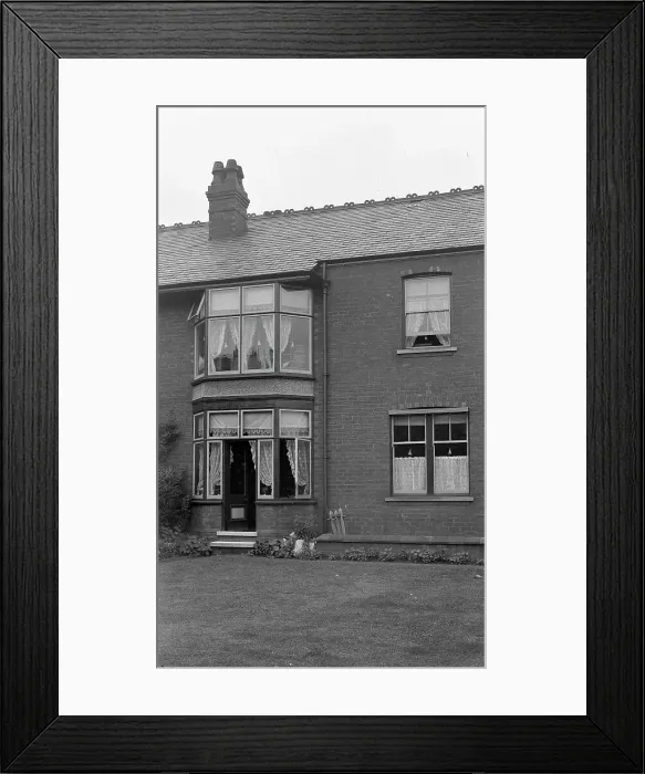 Framed Print : Rear view of house Framed Print : Rear view of house