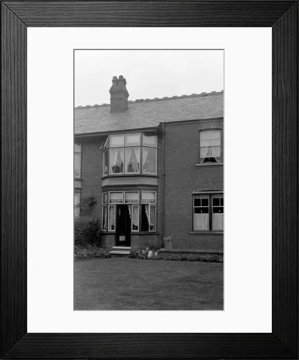 Framed Print : Rear view of house Framed Print : Rear view of house