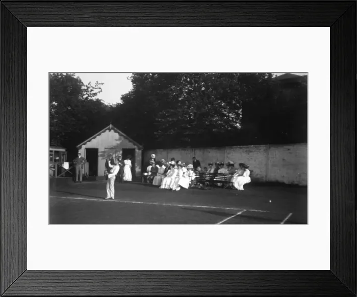 Framed Print : Edwardian tennis match Framed Print : Edwardian tennis match