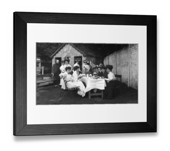 Framed Print : Edwardian tennis match Framed Print : Edwardian tennis match