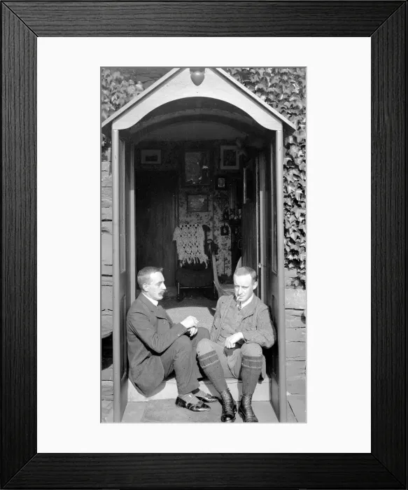 Framed Print : Doorway of Ivy Cottage with Nelstrop and Wilson Framed Print : Doorway of Ivy Cottage with Nelstrop and Wilson