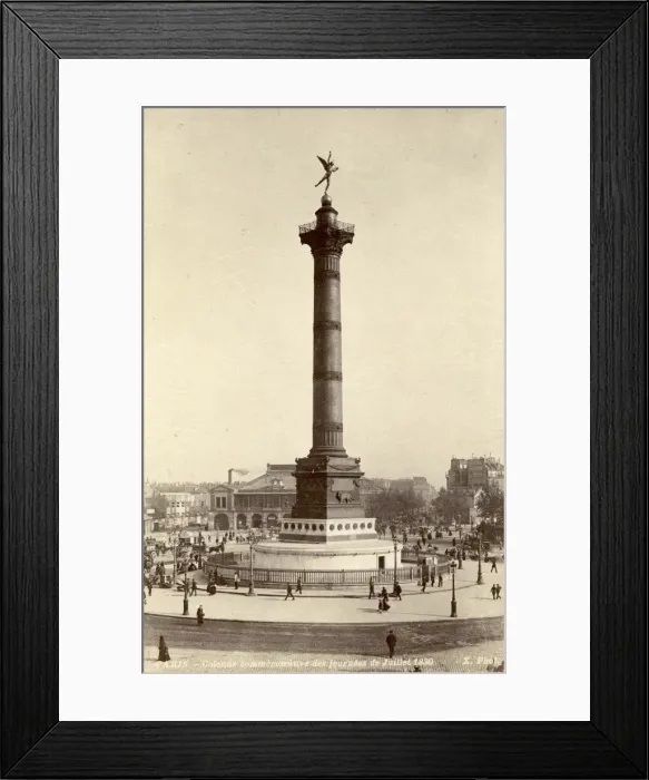 Framed Print : Place de la Bastille with the July Column, Paris Framed Print : Place de la Bastille with the July Column, Paris