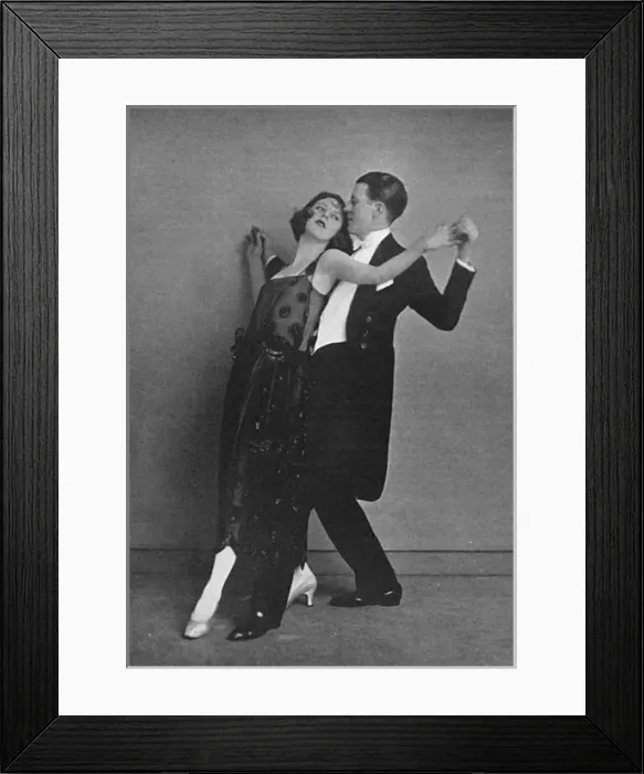 Framed Print : Dina Harris and Ted Trevor exhibition dancers at the Carlton Framed Print : Dina Harris and Ted Trevor exhibition dancers at the Carlton