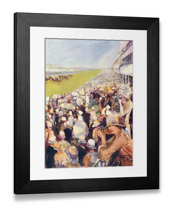Framed Print : Gay Pageantry at Royal Ascot by Howard Elcock Framed Print : Gay Pageantry at Royal Ascot by Howard Elcock