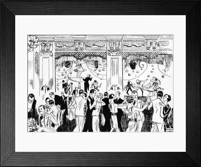 Framed Print : Dancing-time at the Piccadilly Hotel Framed Print : Dancing-time at the Piccadilly Hotel