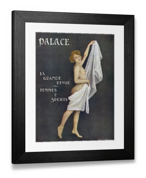 Framed Print : La Grand Revue Femmes et Sports, Palace Theatre, Paris, 1927 Framed Print : La Grand Revue Femmes et Sports, Palace Theatre, Paris, 1927