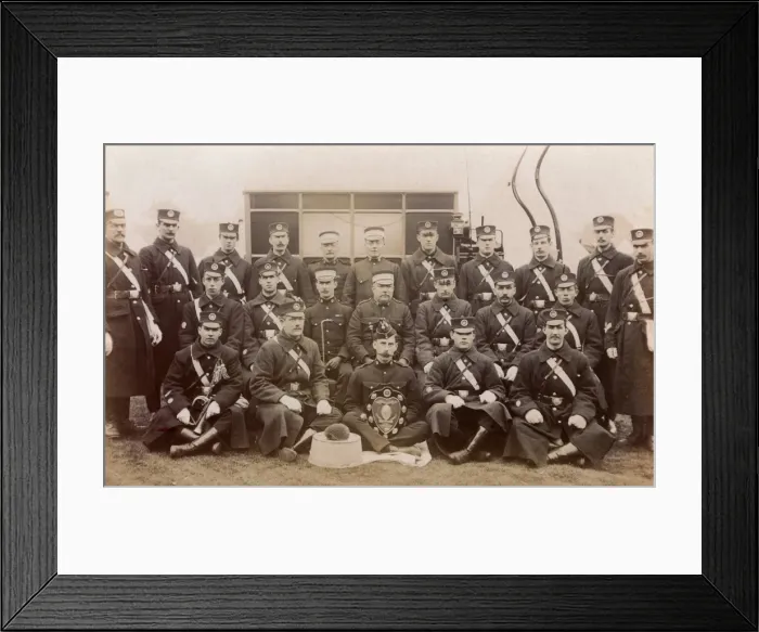 Framed Print : Group photo, St Johns Ambulance Brigade Framed Print : Group photo, St Johns Ambulance Brigade