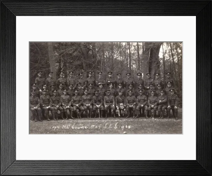 Framed Print : Group photo, Territorial Army on a course Framed Print : Group photo, Territorial Army on a course
