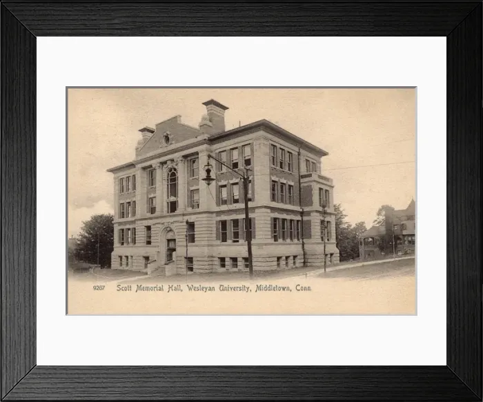 Framed Print : Scott Memorial Hall, Wesleyan University, Connecticut, USA Framed Print : Scott Memorial Hall, Wesleyan University, Connecticut, USA
