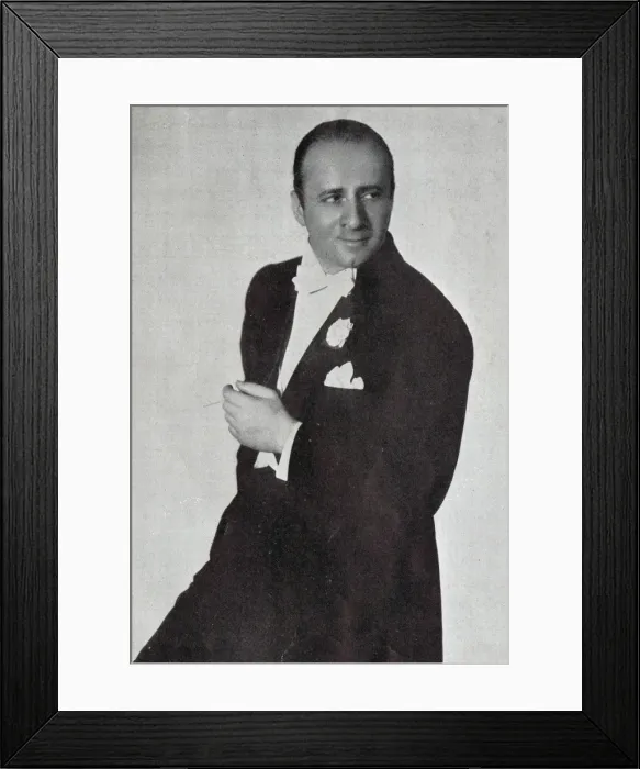 Framed Print : Emil Boreo in Revue Folies Bergere at the French Casino Framed Print : Emil Boreo in Revue Folies Bergere at the French Casino