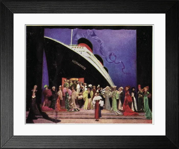 Framed Print : Folie Parisienne at the French Casino, New York and Miami Be Framed Print : Folie Parisienne at the French Casino, New York and Miami Be