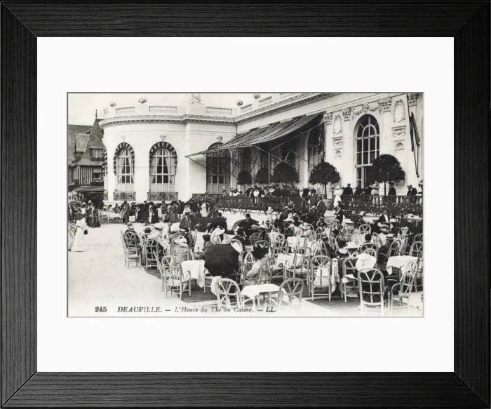 Framed Print : The hour for tea on the terrrace of the Casino, Deauville Framed Print : The hour for tea on the terrrace of the Casino, Deauville