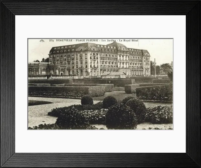 Framed Print : A view of the Royal Hotel, Deauville, France Framed Print : A view of the Royal Hotel, Deauville, France