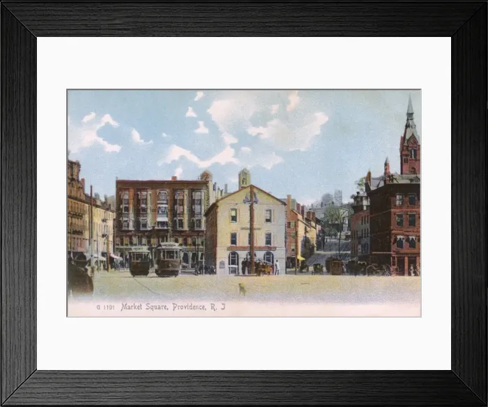 Framed Print : Market Square, Providence, Rhode Island, USA Framed Print : Market Square, Providence, Rhode Island, USA