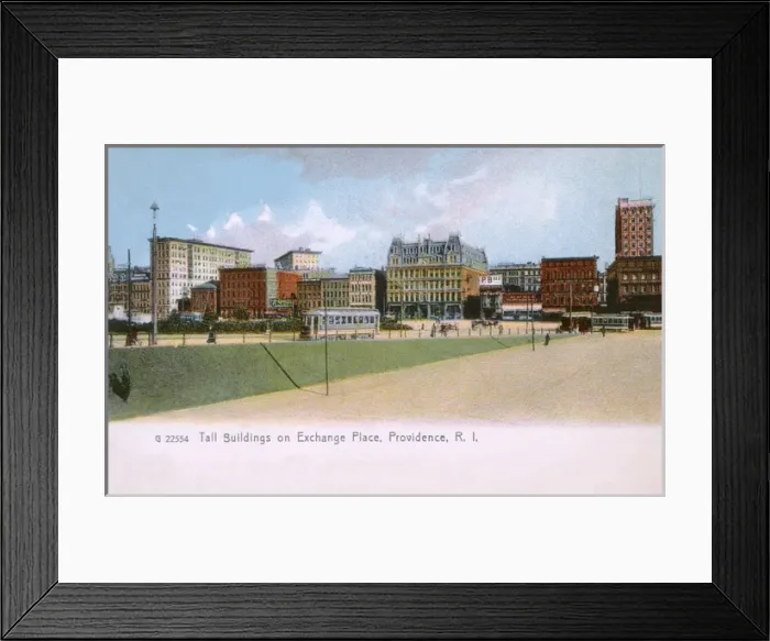 Framed Print : Exchange Place, Providence, Rhode Island, USA Framed Print : Exchange Place, Providence, Rhode Island, USA