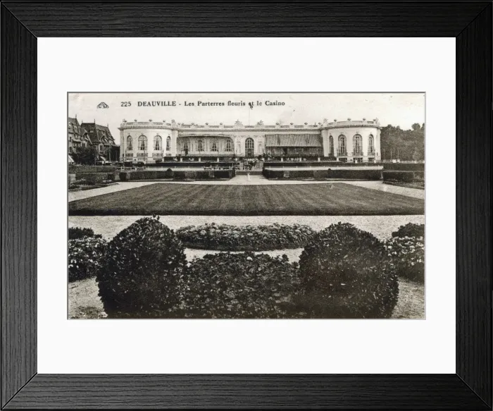 Framed Print : A view of the exterior of the Casino at Deauville from the g Framed Print : A view of the exterior of the Casino at Deauville from the g