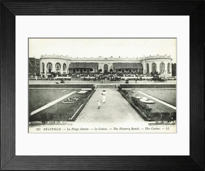Framed Print : A view of the exterior of the Casino at Deauville from the g Framed Print : A view of the exterior of the Casino at Deauville from the g